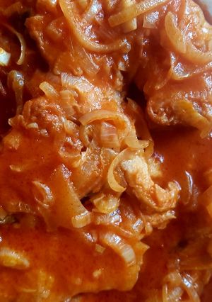 Смажена риба під томатним соусом