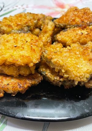 Стейк акули в паніровці