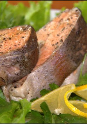Стейк из форели в духовке в фольге! Salmon Steaks Recipe