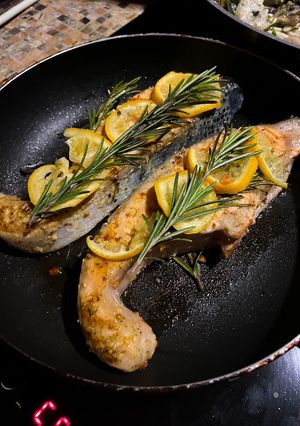 Стейк лосося