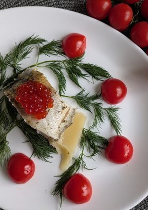 Судак з овочами
