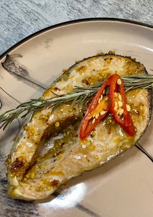 Стейки кети в маринаді з сицилійського апельсину