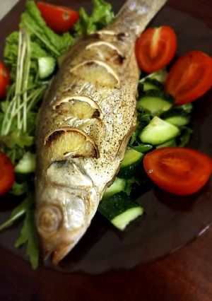 Сібас запечений в духовці