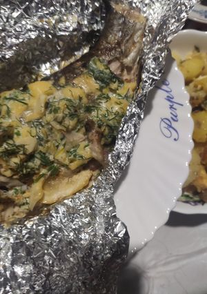 Форель під вершковим соусом