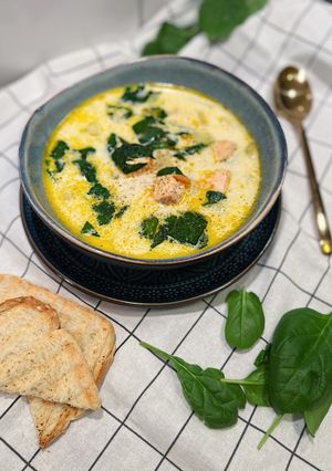 Финский суп с сёмгой