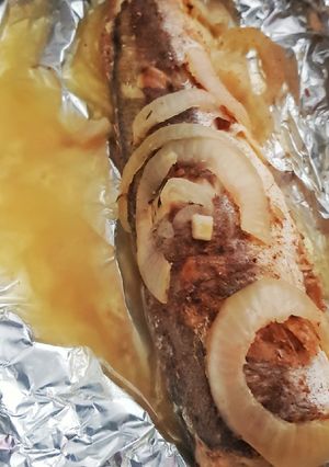 Хек в духовке целиком