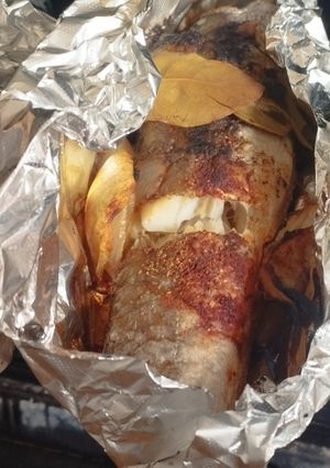 Хек запечений