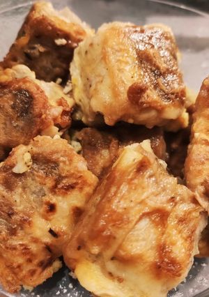 Хек жареный в яйце