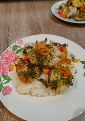 Хек на сковороде со вкусом раков!