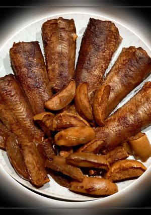 Хек запечений з яблуками в бальзамічно-соєво-гірчичному соусі