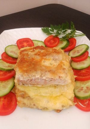 Хек з твердим сиром