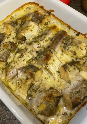 Хек під соусом Бешамель