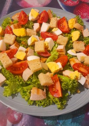 ПХ салат а-ля "Цезар" без сиру