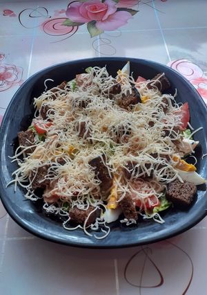 Легкий весняний салатик "Правильний Цезар"