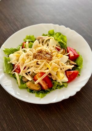 "Цезар" з морепродуктами