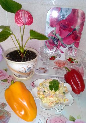 "Олів'є" з м'ясом