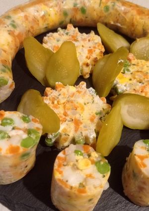 Салат "Олів'є" запечений в духовці