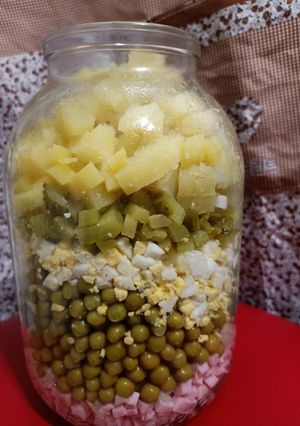 Салат Олів'є (закуска до шашлика) - заготовка