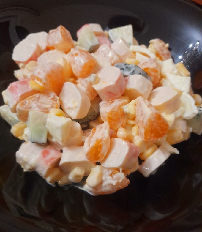 Новорічний крабовий салат