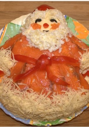 Салат "Дід мороз"