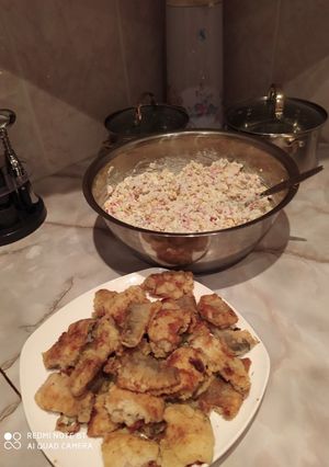 Салат "Рисовий крабик"