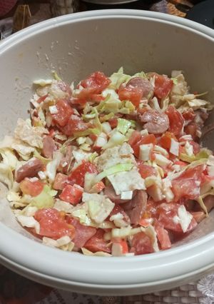 Салат "Шо було під рукою":)