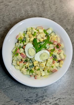 Салат з крабовими паличками