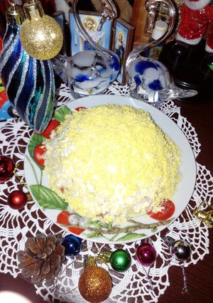 Салат "Мімоза" до новорічного столу