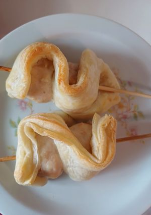 Індичі тефтельки в слойоному тісті