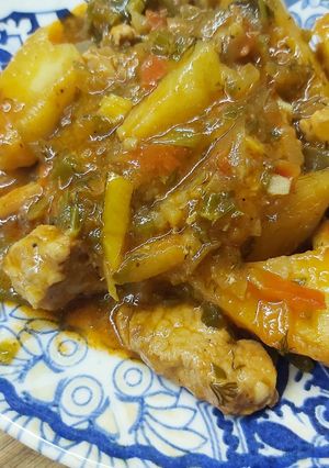 Азу по-татарськи зі свинини (моя версія)