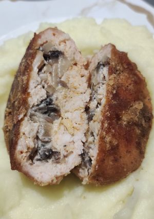 Бомбочки з грибами та сиром