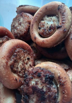 Бублики з фаршем