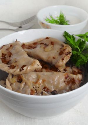 Вареники з м'ясом