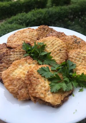 Вафельні бризолі з фаршем