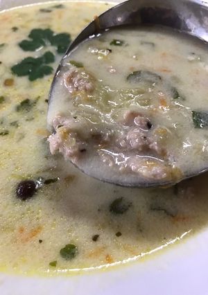 Вершковий суп з фаршем