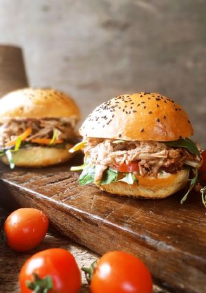 Гамбургер з рваного м'яса