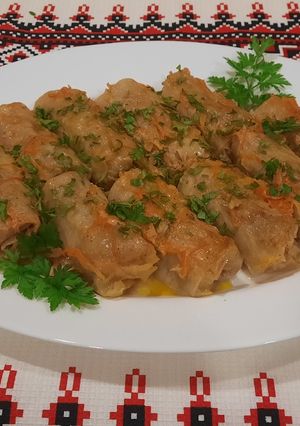 Голубці з м'ясом у духовці