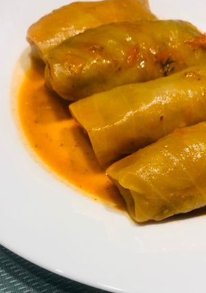 Голубці з м'ясом та рисом