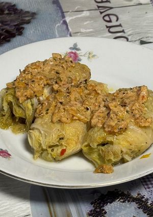 Голубці з пекінської капусти з індичкою (ПХ)