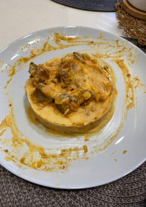 Горохове пюре з м'ясом