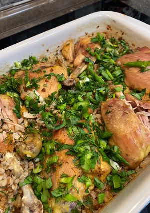 Гречка з курочкою