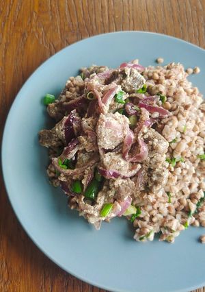 Гречка з телятиною