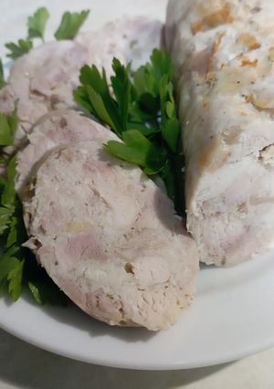 Домашня ковбаса з курки