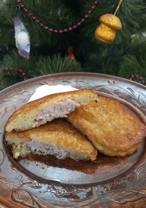 Деруни класичні з м'ясом