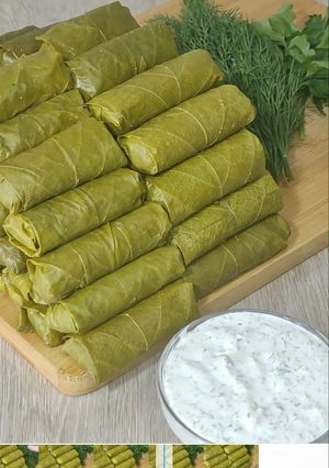 Долма з виноградного листя — ніжність і соковитість у кожному шматочку!