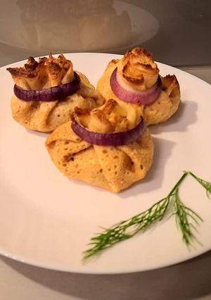 Закуска Торбинки з начинкою до новорічного столу