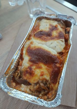 Запечені баклажани з курячим фаршем (Мусака)