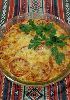 Запіканка з кабачками та фаршем