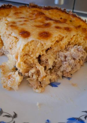 Запіканка з фаршем і цвітною капустою на основі Пастушого пирога. Низьковуглеводна