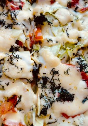 Кабачкова запіканка з м'ясом